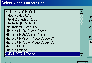 Eligiendo el codec de vídeo correcto, con VirtualDub