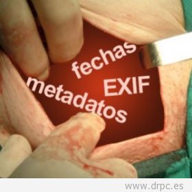 Cambiar fechas, metadatos y EXIF de imagenes gif jpg png