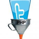 Embudo que lee twitter con PHP y extrae mensajes de twitter